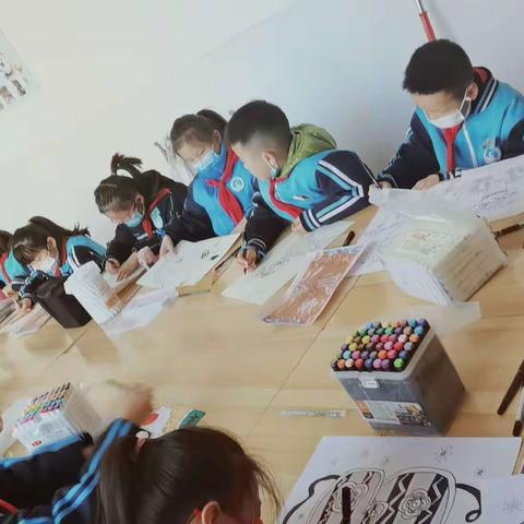 诚睦路小学创意线描社团