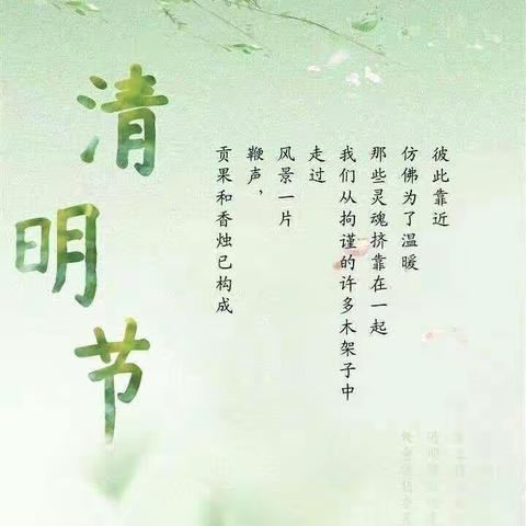 清明时节话清明，别样清明一样情——南阳市油田第一中学北校区清明节主题班会