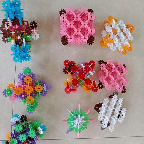 雪花片作品