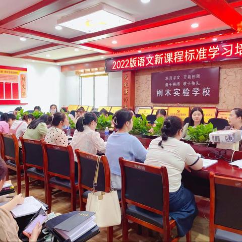 【课题动态】学习新课标，把握新航向——桐木镇中心小学语文新课程标准培训活动