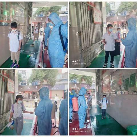 【明德立根•开学进行时】  ———城关一小新学期开学第一天