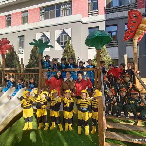 “爱惜粮食，从我做起”                        ——海区八幼春晓班主题升旗仪式