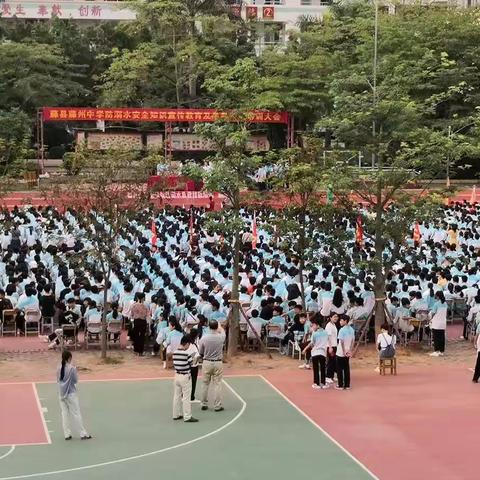 藤州中学开展防溺水知识宣传教育及应急技能培训