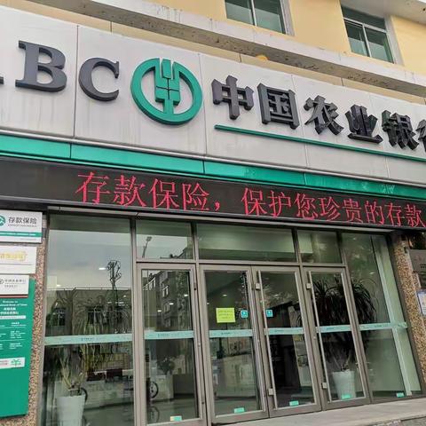 农行铁岭新业支行开展存款保险宣传活动