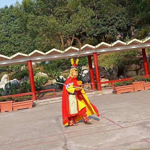 新化上渡学校五一班波月洞研学