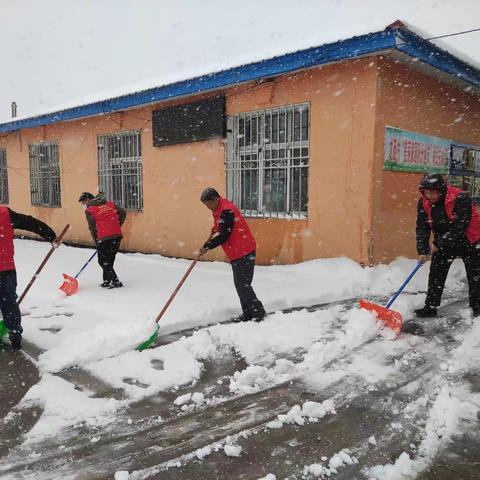 龙西村：以雪为令 全力打响冬季第一场雪