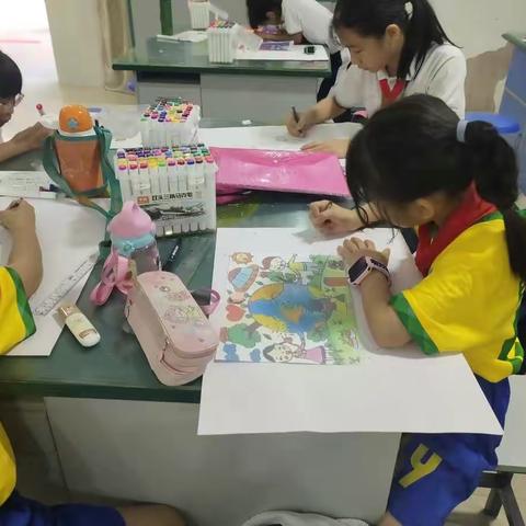 绘出精彩——三亚市吉阳区月川小学精品绘画课后服务