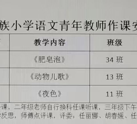 春暖花开，研修伊始——逸夫回族小学青年教师生本课堂教学比武