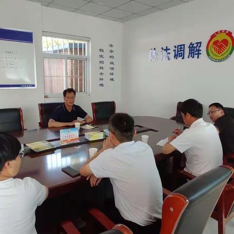 区法治政府创建专班到我镇指导法治政府创建工作