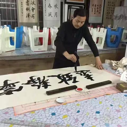 邓启毛笔 硬笔书法作品集