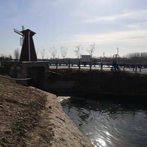 振兴渠通水了——绿水绕城，补充如意湖、西海公园、东海公园生态用水。