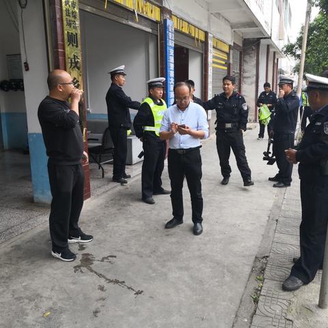 (则戎简报)则戎乡多部门联合排查、整治校园周边交通安全隐患