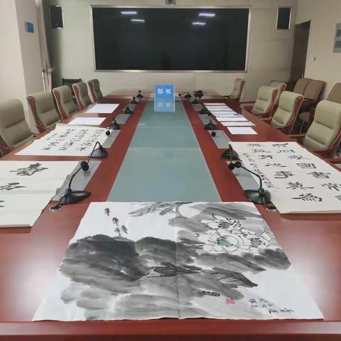 邯郸市气象局举办党风廉政宣传教育书画展