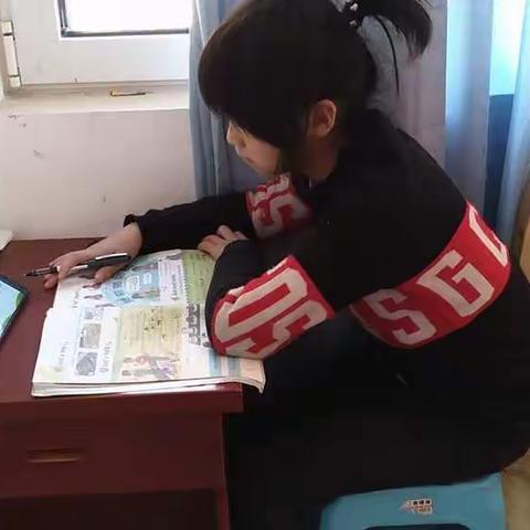 锦绣川大水井小学延期开学第一天线上学习剪影