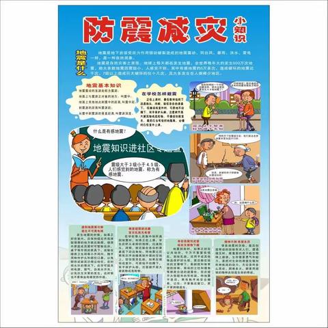 安成中心小学防震减灾科普知识宣传