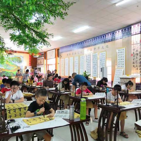 华夏教育毛笔学员作品展