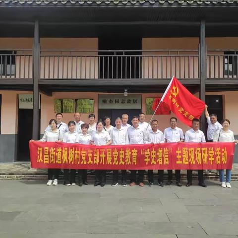 枫树村党支部开展党史教育“学史增信”主题实践活动