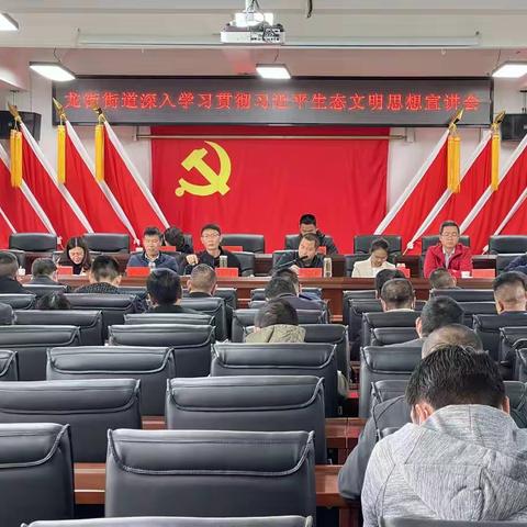 龙街街道召开学习贯彻习近平生态文明思想宣讲会