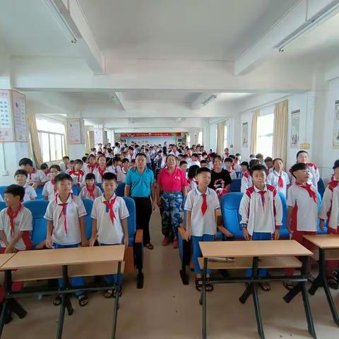 百年征程党旗红—三门坡镇中心小学开展中国共产党百年辉煌党史进校园活动