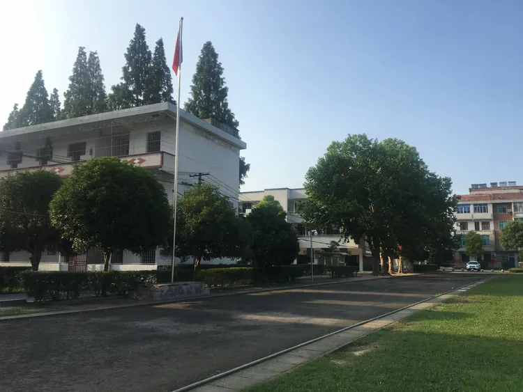 奋进中的广兴洲中学