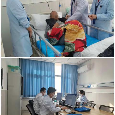 化险为夷-和平社区卫生服务中心住院部成功抢救急危重新冠肺炎（白肺40%）患者