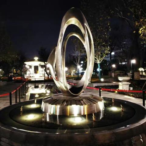 天津中心公園夜景