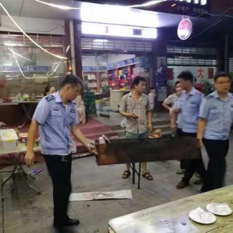 不惧高温，持续加大夜市整治力度！----沙河市城管监察大队