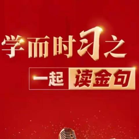 学而时习之“理念先学”——每日读金句(7)