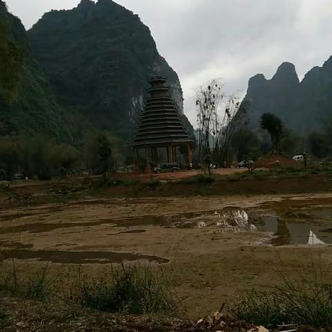 建设中的陇防认屯景点