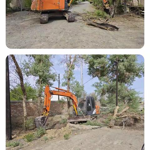 赵固镇富庄村开展“整治环境卫生 助力乡村振兴”活动