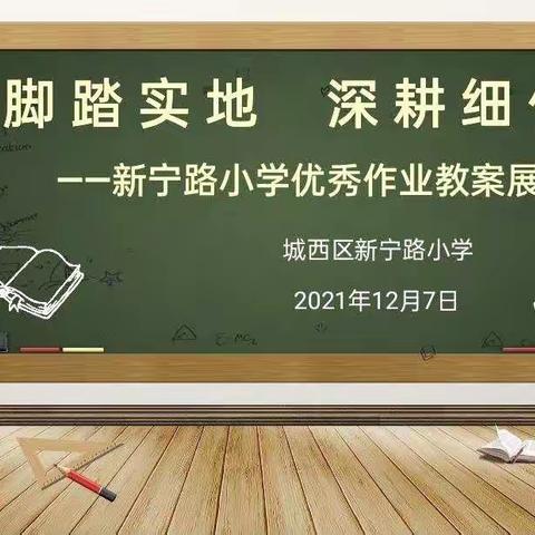 脚踏实地        深耕细作——新宁路小学举行全学科优秀作业教案展示活动