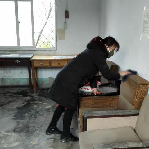 清洁校园，全面消毒，蔡王合小学为返校复学做好了准备