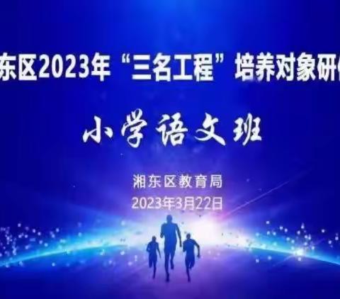 名师示范树标杆 专家引领促成长——记下埠镇横溪小学教师参加湘东区2023年“三名工程”小学语文研修班