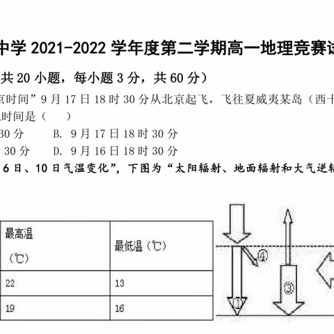 高一地理备课组-教研-活动-会议 - 9  （暨高一地理竞赛研讨会）