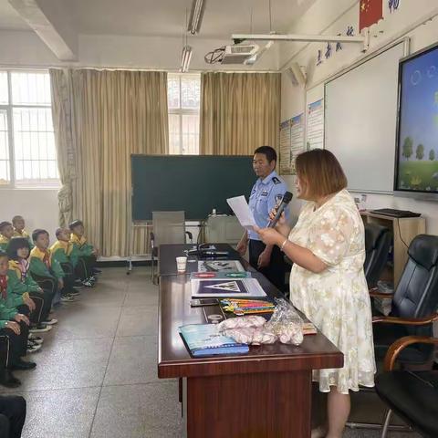 龙海乡皈依小学“法制讲座进校园 安全教育伴成长”主题活动