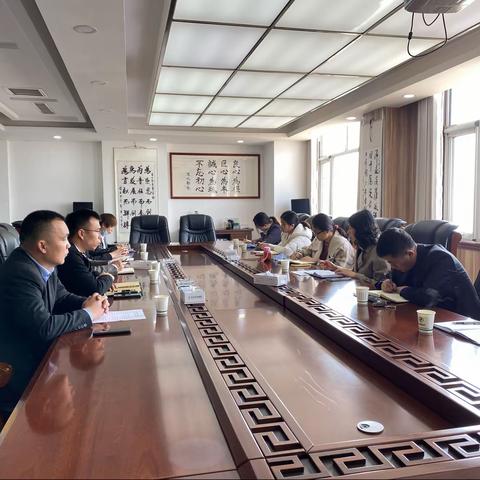 菏泽经济开发区经济发展部工信办公室对天久实业进行走访调研