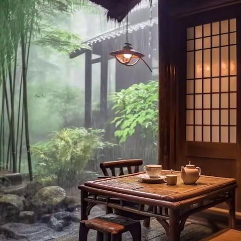 《晨雨》