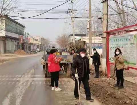 郑家镇开展农村人居环境整治迎新春活动