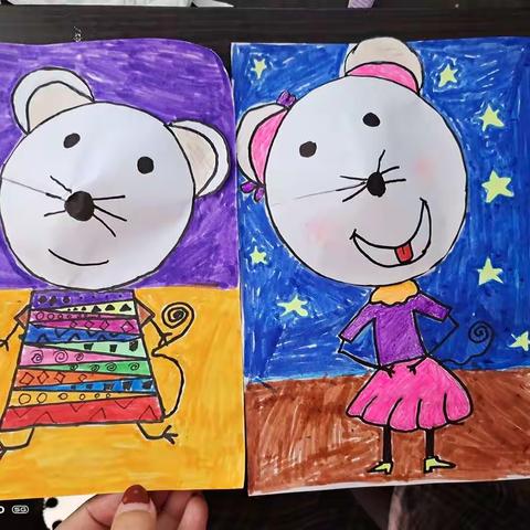 二年级美术课部分学生作品欣赏