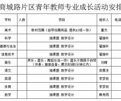 提高教师专业素养 促进教师专业发展——商城路区域联盟青年教师专业素养比赛侧记