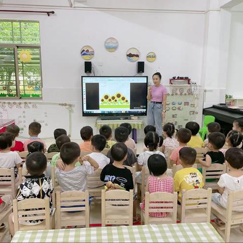 澄迈县金江大拉幼儿园小四班绘画活动