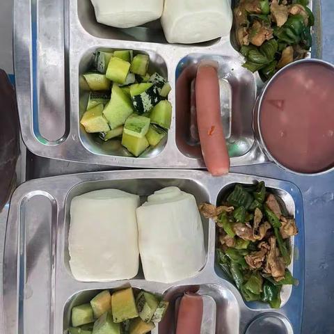 赵庄小学食堂菜谱6.8