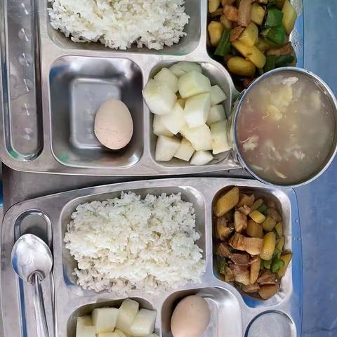 赵庄小学食堂菜谱6.7