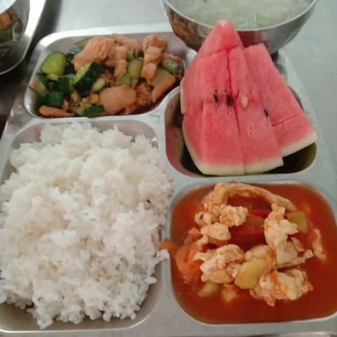 赵庄小学6.16日食堂菜谱