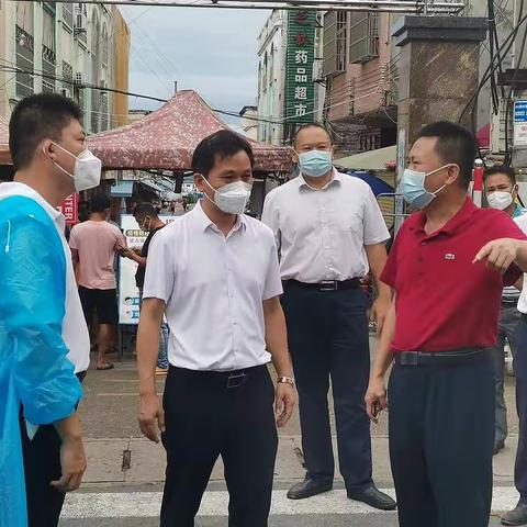 县人大常委会主任张隆挺一行到新村镇 指导调研疫情防控工作