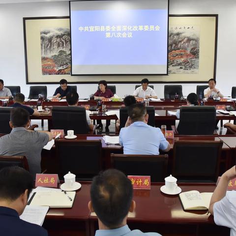 宜阳县召开县委全面深化改革委员会第八次会议