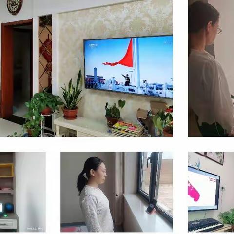 众志成城共抗疫情，齐心协力静待花开————杜生镇王会头小学举行线上升旗仪式