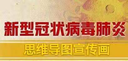 预防新冠状病毒思维导图宣传画――跃进小学四年一班