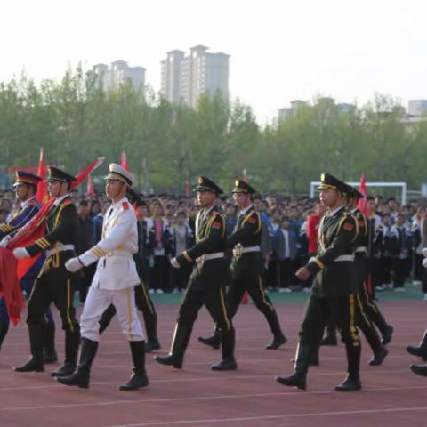 抚今追昔祭英烈 鉴往知来勇担当——单县一中东校区升旗仪式