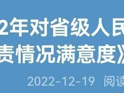 《2022年对省级人民政府履行教育职责情况满意度》调查问卷